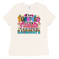 Bone ive survived too many storms to be thered by raind Ladies Tee - CowhideDigitalArt