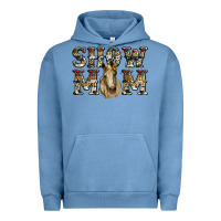 Pigment Pebble Blue show mom horse Urban Hoodie - RanaPortraitStore