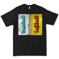 Black Baseball And Softball Tumbler Premium Tee - BundleAndBundleShop