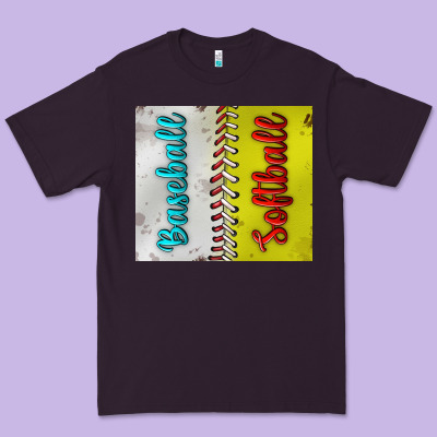 Baseball And Softball Tumbler Premium Tee Designed By Bundleandbundleshop