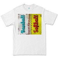 White Baseball And Softball Tumbler Premium Tee - BundleAndBundleShop