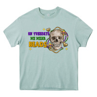 Arona On tuesdays we wear beads skull Heavy Core Tee - FaDigitalArtStudio