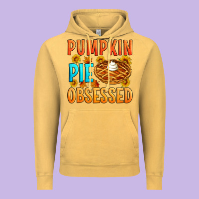 Pumpkin Pie Obsessed Vintage Hoodie Designed By Artiststas