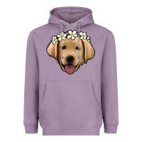 Lavender Labrador Heavyweight Hoodie - Jasminsmagicworld