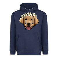 Navy Labrador Heavyweight Hoodie - Jasminsmagicworld