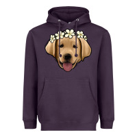 Plum Labrador Heavyweight Hoodie - Jasminsmagicworld