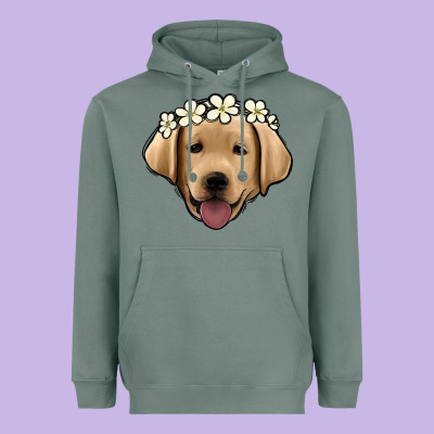 Labrador Heavyweight Hoodie Designed By Jasminsmagicworld