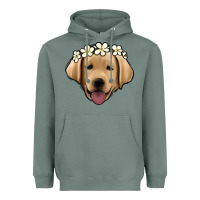 Sage Labrador Heavyweight Hoodie - Jasminsmagicworld