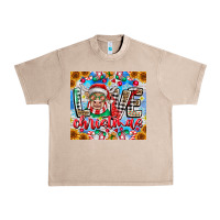 French Oak Love Christmas highland cow Urban Heavy Tee - CowhideDigitalArt