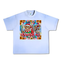 Grape Ice Love Christmas highland cow Urban Heavy Tee - CowhideDigitalArt