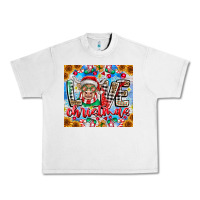 Lunar Rock Love Christmas highland cow Urban Heavy Tee - CowhideDigitalArt