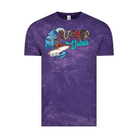 Cloud Purple Summer Vibes Vintage Tee - CowhideDigitalArt