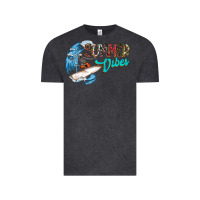 Vintage Black Summer Vibes Vintage Tee - CowhideDigitalArt