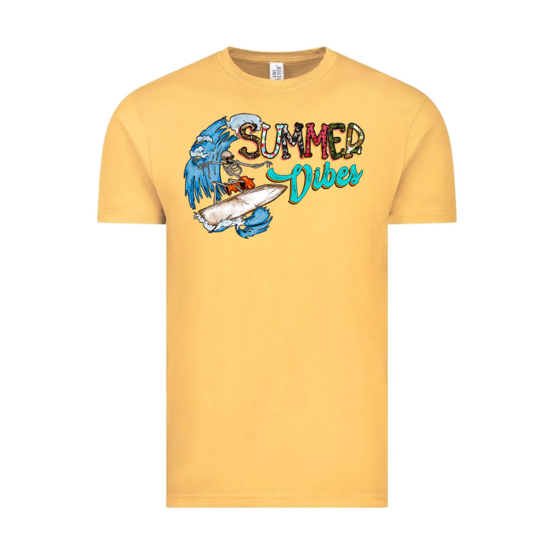 Summer Vibes Vintage Tee by CowhideDigitalArt | Teevron