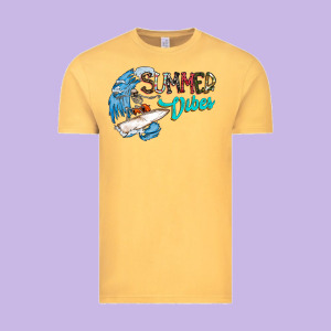 Summer Vibes Vintage Tee Designed By Cowhidedigitalart