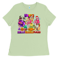 Matcha Happy Hallo Thanks Mas Ladies Tee - CowhideDigitalArt