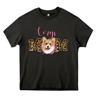 Asphalt Corgi Mom Heavy Core Tee - Jasminsmagicworld