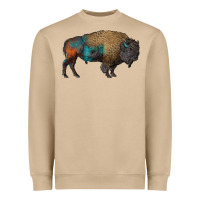 Mushroom leopard bison Heavyweight Sweatshirt - RanaPortraitStore