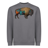 Storm leopard bison Heavyweight Sweatshirt - RanaPortraitStore