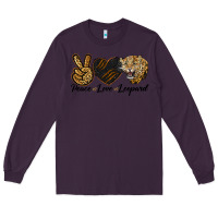 Plum Peace Love Lion Head Long Sleeve Tee - LillyAllenDesigns