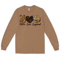 Toasted Coconut Peace Love Lion Head Long Sleeve Tee - LillyAllenDesigns