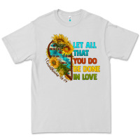 Dove Grey let all that you do be done in love Premium Tee - BundleAndBundleShop