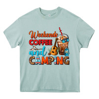 Arona weekends coffee and camping frappe coffee Heavy Core Tee - FaDigitalArtStudio