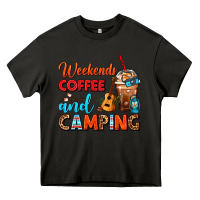 Asphalt weekends coffee and camping frappe coffee Heavy Core Tee - FaDigitalArtStudio