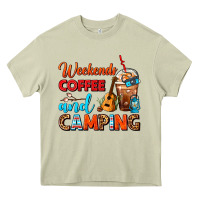 Mossy weekends coffee and camping frappe coffee Heavy Core Tee - FaDigitalArtStudio