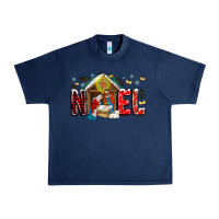 Navy Noel Urban Heavy Tee - CowhideDigitalArt