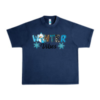 Navy winter vibes Urban Heavy Tee - RanaPortraitStore