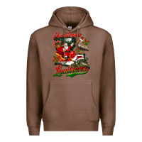 Chestnut louisiana christmas with santa Premium Hoodie - BarkalooDesign