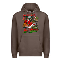 Coffee louisiana christmas with santa Premium Hoodie - BarkalooDesign