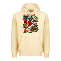 Pina Colada louisiana christmas with santa Premium Hoodie - BarkalooDesign
