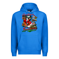 True Royal louisiana christmas with santa Premium Hoodie - BarkalooDesign