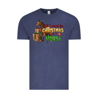 Vintage Denim All I Want For Christmas Is A Horse Vintage Tee - LillyAllenDesigns