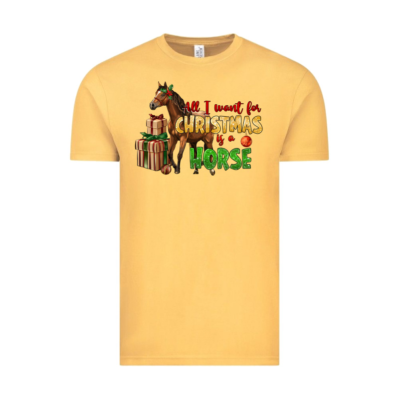 All I Want For Christmas Is A Horse Vintage Tee by LillyAllenDesigns | Teevron