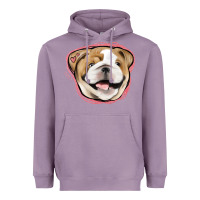 Lavender bulldog pink glitter Heavyweight Hoodie - Jasminsmagicworld