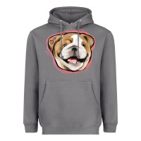 Storm bulldog pink glitter Heavyweight Hoodie - Jasminsmagicworld