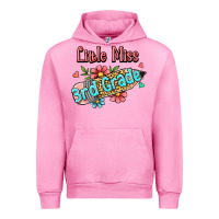 Fuchsia Pink little miss third grade Urban Hoodie - RanaPortraitStore
