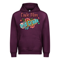 Mauve Wine little miss third grade Urban Hoodie - RanaPortraitStore