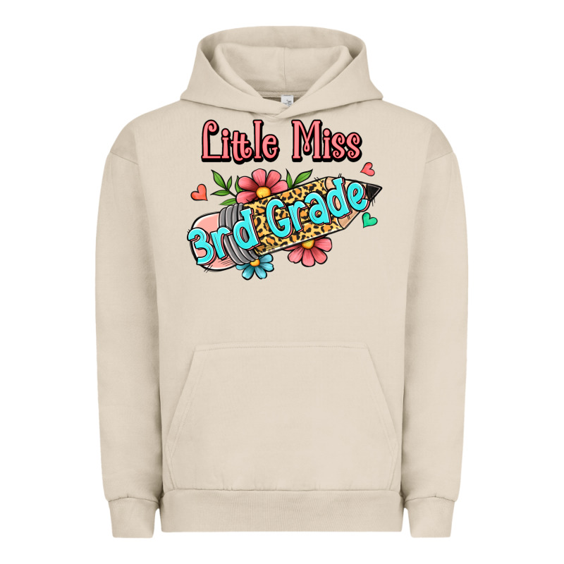 Little Miss Third Grade Urban Hoodie by RanaPortraitStore | Teevron