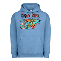 Pigment Pebble Blue little miss third grade Urban Hoodie - RanaPortraitStore