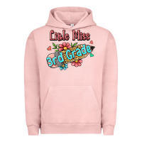 Pigment Salmon little miss third grade Urban Hoodie - RanaPortraitStore