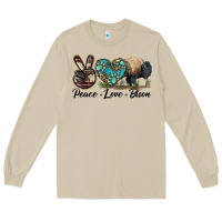 Mushroom Peace lLve Bison Long Sleeve Tee - LillyAllenDesigns