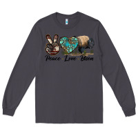 Smoke Peace lLve Bison Long Sleeve Tee - LillyAllenDesigns