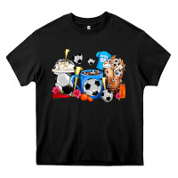 Black Soccer Coffee Cups Heavy Core Tee - FaDigitalArtStudio