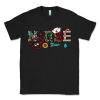 Black christmas nurse Classic Tee - RanaPortraitStore