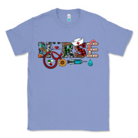 Colony Blue christmas nurse Classic Tee - RanaPortraitStore