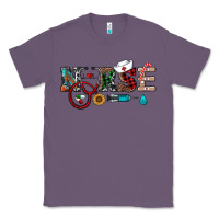 Lavender christmas nurse Classic Tee - RanaPortraitStore